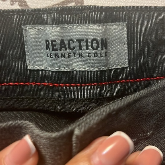 Reaction Kenneth Cole Men’s Gray Modern Fit Dress Pants with Pockets NWOT $75 - Picture 6 of 13